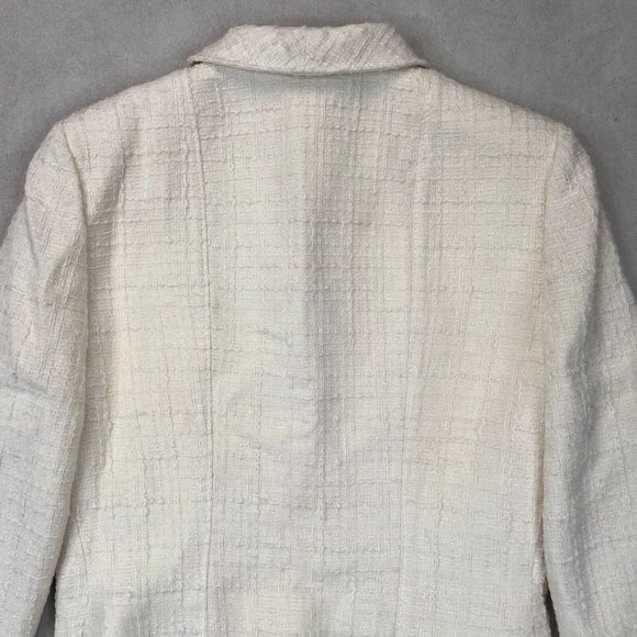 Valentino Boutique Vintage Wool Blazer Vanilla Shawl Collar Made in Italy - Picture 6 of 11